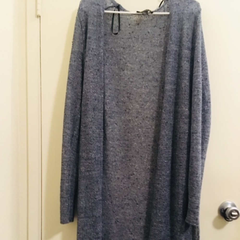 Forever 21 light blue Long sleeve Cover up Sz 1X